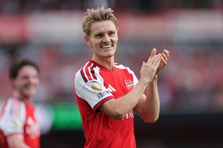 Odegaard đang đạt phong độ cực cao