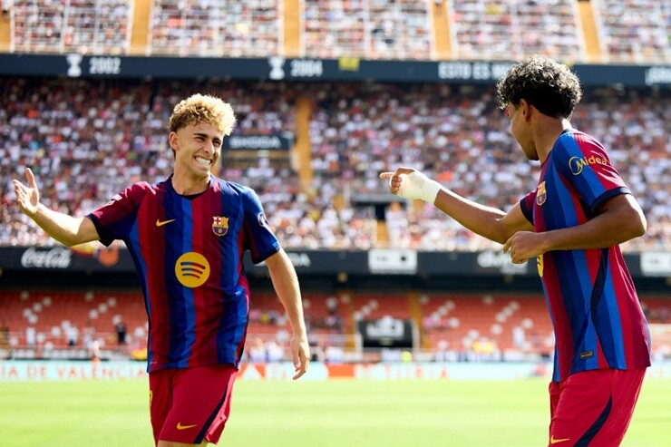 Fermin và Yamal đang tạo nên bộ đôi tấn công đáng sợ của Barcelona