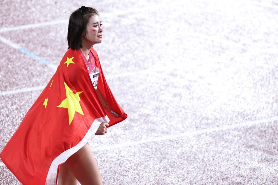 Giọt nước mắt của Wu cho thấy rằng tấm huy chương này quan trọng với cô như thế nào