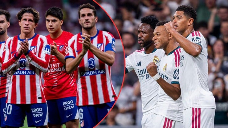 Atletico Madrid và&nbsp;Real Madrid đều buộc phải thắng để bám đuổi Barcelona