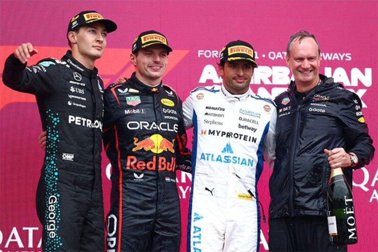 Carlos Sainz và Williams bất ngờ giành podium trong cuộc đua năm 2025