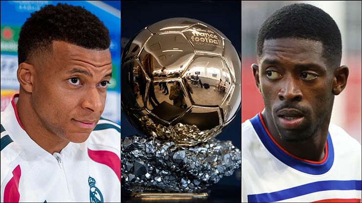 Mbappe và Dembele bất đồng vì cuộc đua Quả bóng Vàng 2026
