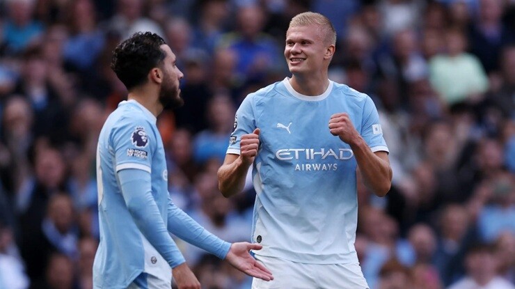 Haaland ghi bàn thứ 300 trong sự nghiệp cấp CLB, góp công giúp Man&nbsp;City đánh bại Coventry City