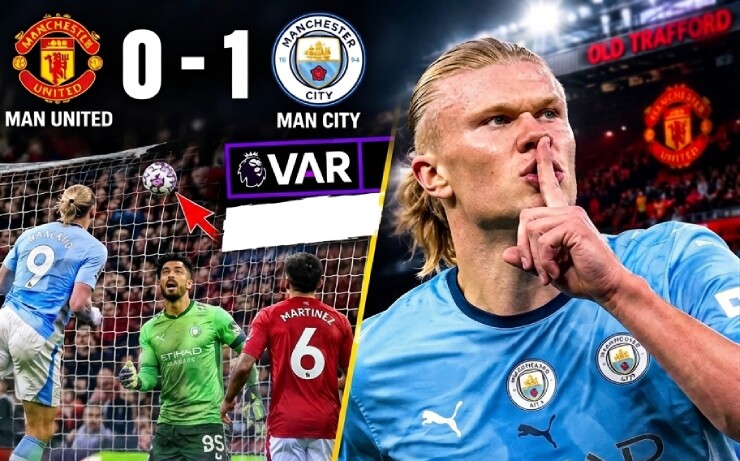 Haaland giúp Man City vượt khó ở derby