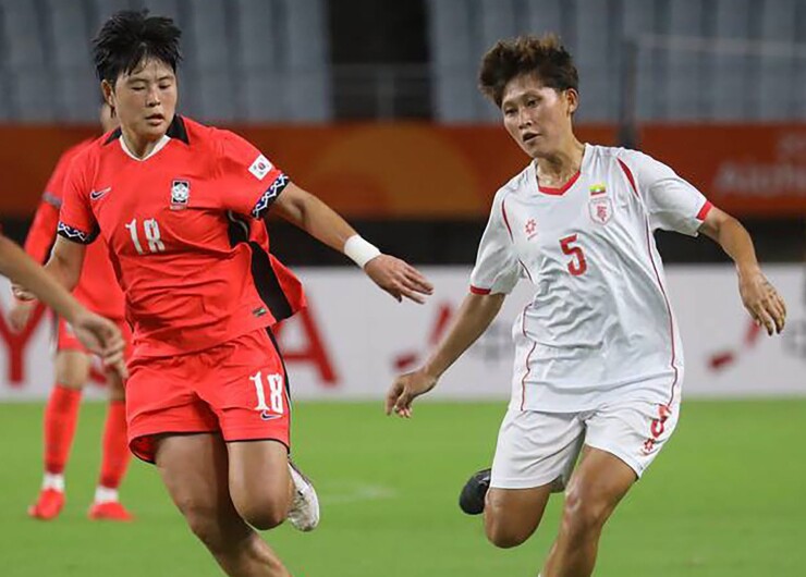 Kết quả bóng đá ĐT nữ Hàn Quốc - Myanmar: Đẳng cấp chênh lệch (ASIAD) - 1