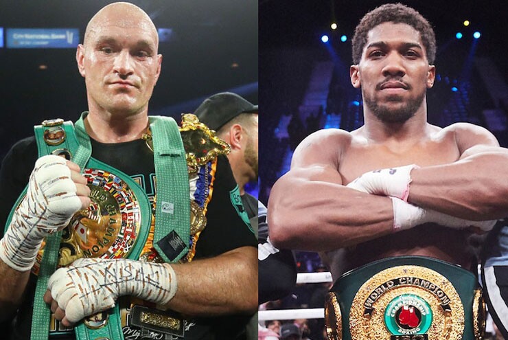 Fury (bên trái) và Joshua vẫn chưa thể thượng đài