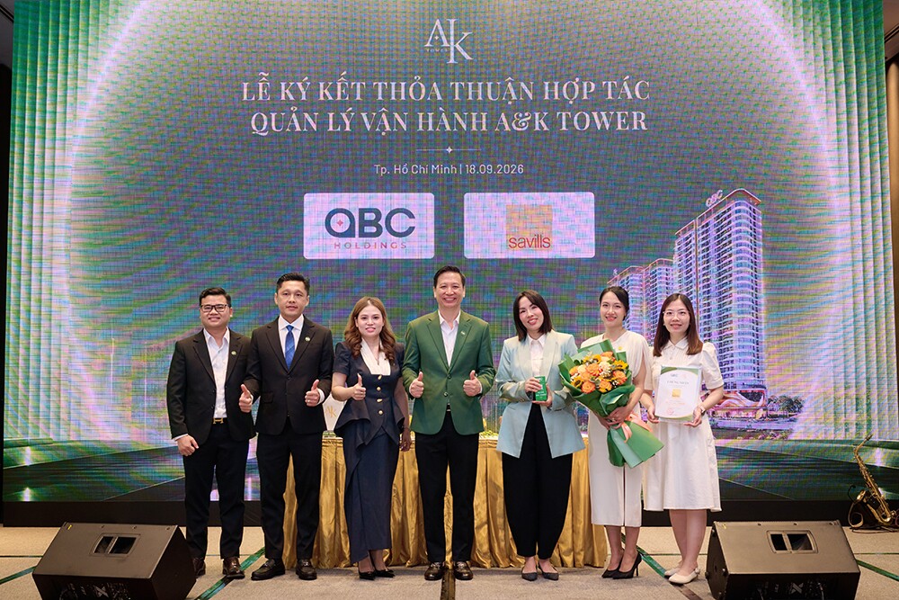 OBC Holdings ký kết MOU với Savills Việt Nam về quản lý vận hành A&K Tower