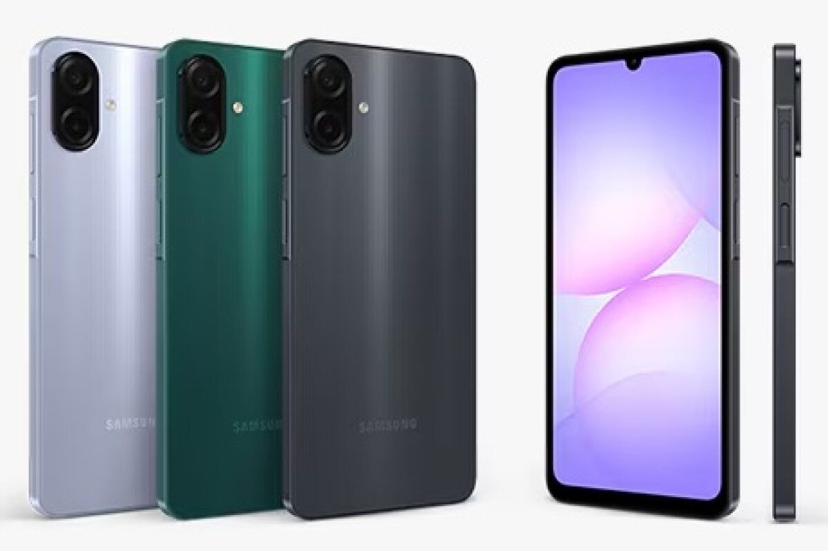 Các màu của Samsung Galaxy A07s.