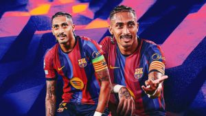 Raphinha gợi nhớ Ronaldo “béo”, trở thành đầu tàu mới của Barcelona