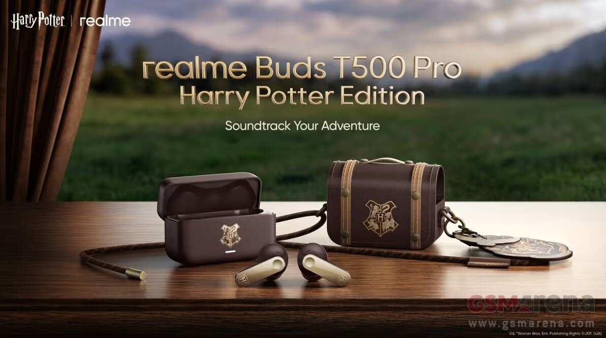 Tai nghe Realme Buds T500 Pro phiên bản Harry Potter.