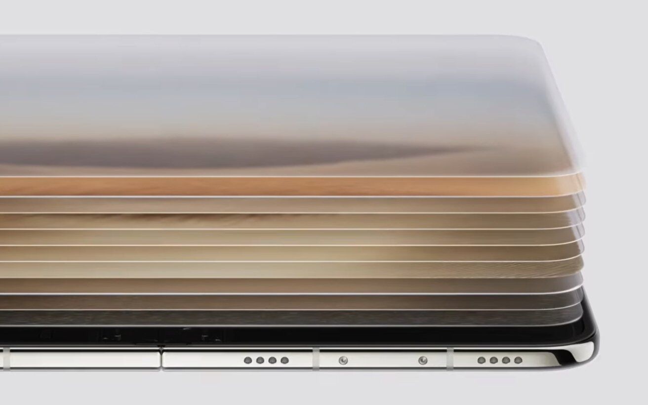 Màn hình đa tầng của iPhone Duo.