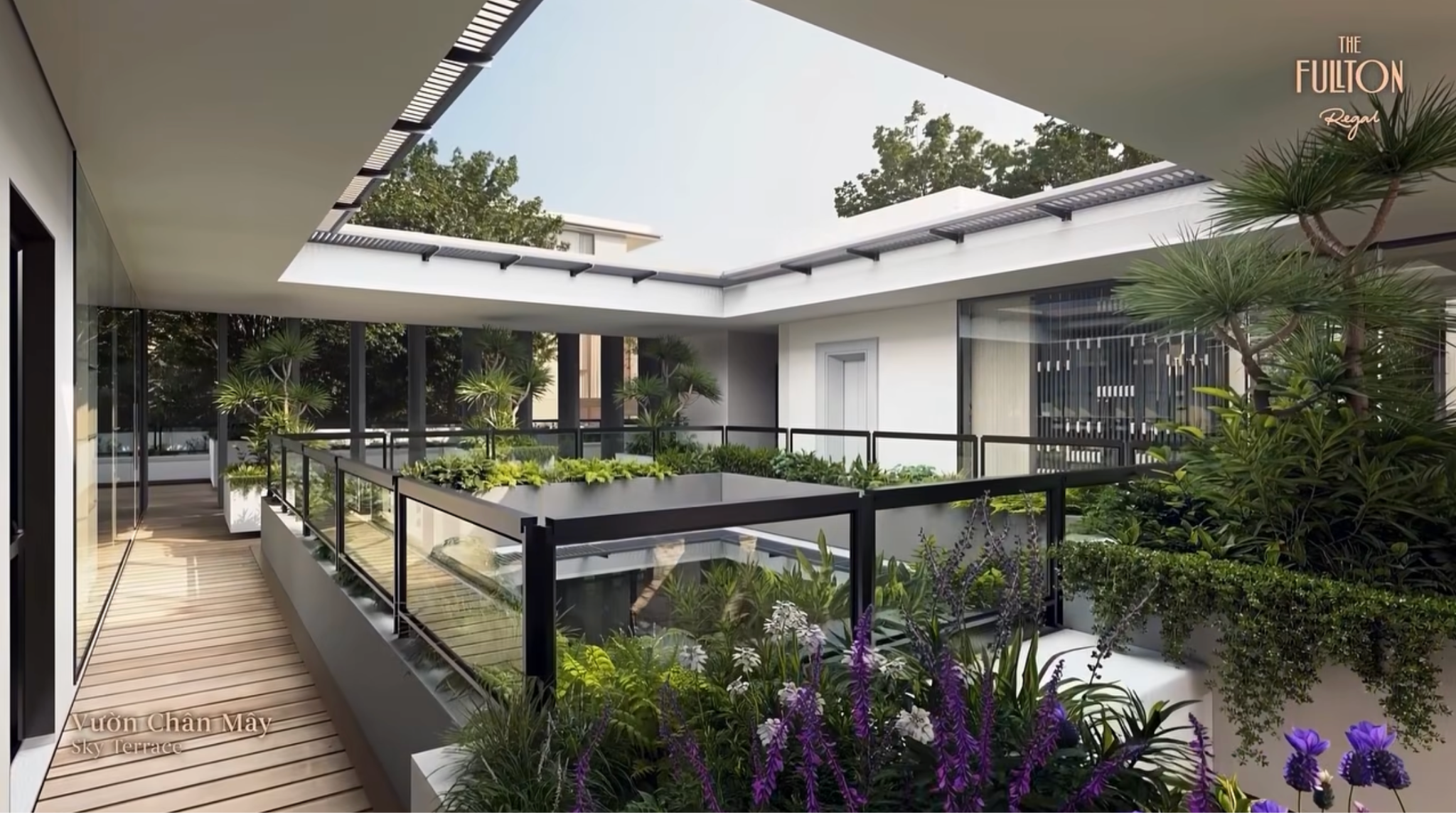 Khoảng thở của Vườn Chân Mây mở ra trải nghiệm thư thái và cân bằng cảm xúc cho chủ nhân.