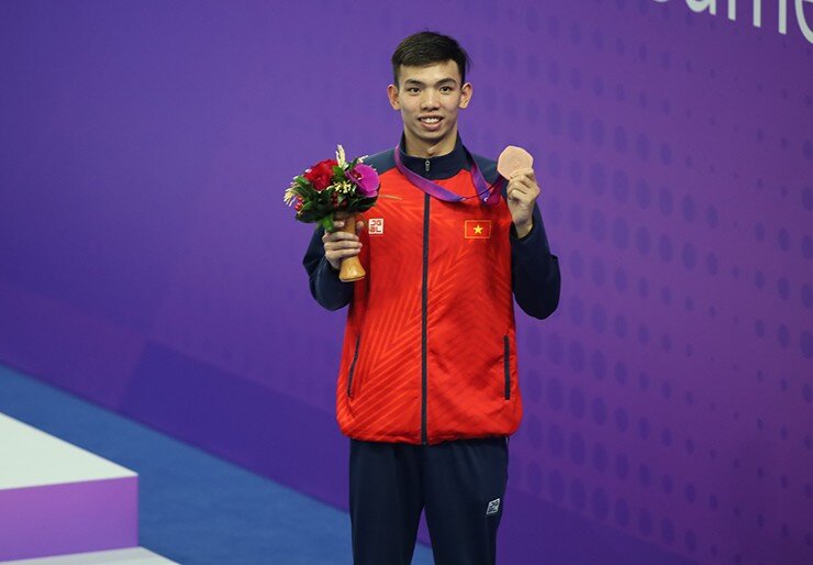 "Rái cá sông Gianh" Huy Hoàng có cơ hội cạnh tranh huy chương ở nội dung 4x200m tự do nam tiếp sức