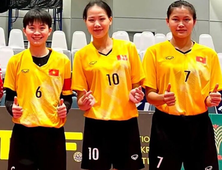 Bộ ba cô gái giành chức vô địch thế giới&nbsp;cầu mây đôi nữ 2026 xuất trận tại ASIAD 2026