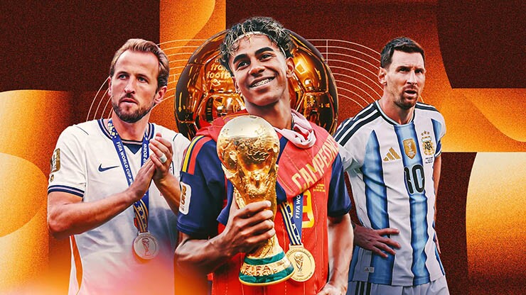 Yamal có thể vượt qua Kane, Mbappe và Messi ở cuộc đua Quả bóng Vàng 2026?