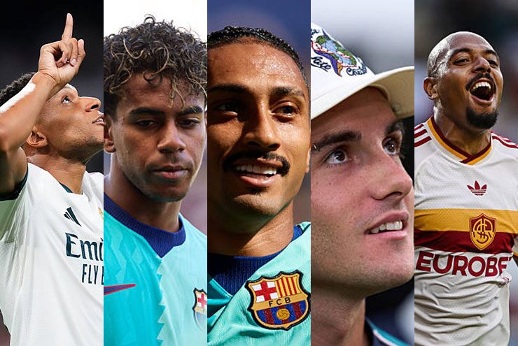 Mbappe - Yamal - Raphinha - Camello - Malen đều đã ghi 6 bàn từ đầu mùa