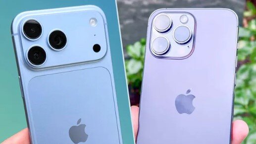 iPhone 18 Pro Max và iPhone 14 Pro Max.