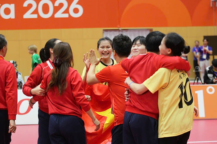Rực rỡ cầu mây nữ Việt Nam hạ đẹp Philippines, đoạt HCV ASIAD sau 20 năm - 6