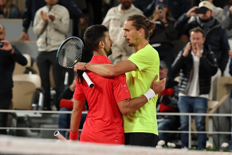 Zverev tin tưởng vào vị thế số một mọi thời đại của Djokovic
