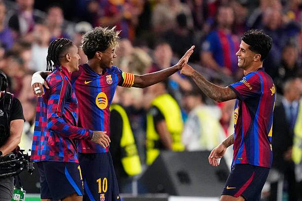 Barca đá 5 trận từ đầu mùa thì đã 4 trận ghi 5 bàn