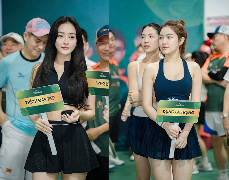 Giải Pickleball The Drink House 2026 diễn ra ngày 22/9 tại TP.HCM thu hút khoảng 100 nghệ sĩ, người đẹp nổi tiếng. Giải đấu áp dụng thể thức đồng đội MLP tiếp sức, chạm 42 điểm là giành chiến thắng. Khoảng 100 VĐV được chia thành 15 đội, thi đấu tại 4 bảng theo thể thức vòng tròn một lượt, chọn 2 đội dẫn đầu mỗi bảng vào tứ kết.