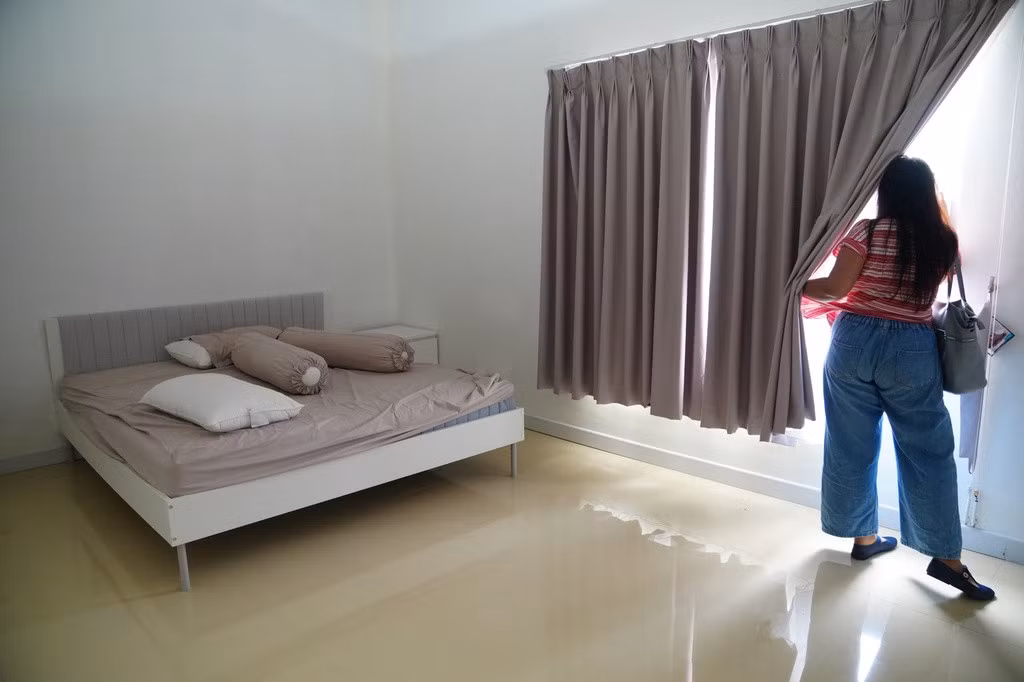 Hình ảnh chụp bên trong một ngôi nhà thuộc nhà tù Cibinong. (Ảnh: AP)