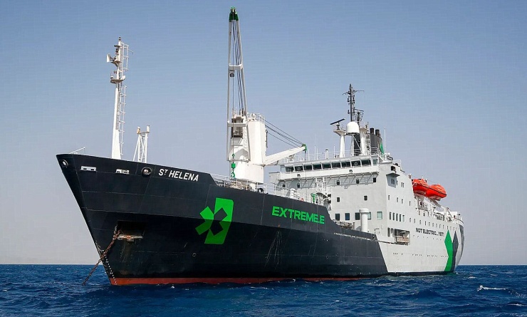 Tàu St Helena trong ảnh đăng năm 2022. Ảnh: Extreme E