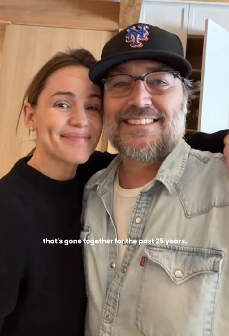Jennifer Garner và Michael Vartan. Ảnh: Instagram