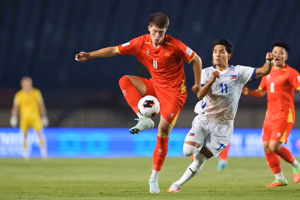 Williams Minh Hoàng vừa ghi bàn vừa kiến tạo ở FIFA ASEAN Cup 2026