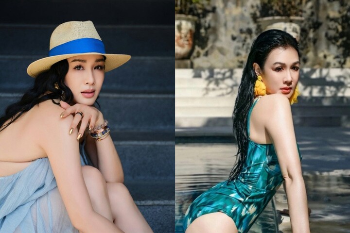 Vẻ gợi cảm của nữ diễn viên ở tuổi U60.