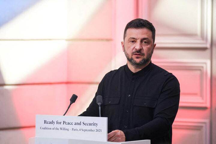 Tổng thống Ukraine Volodymyr Zelensky.