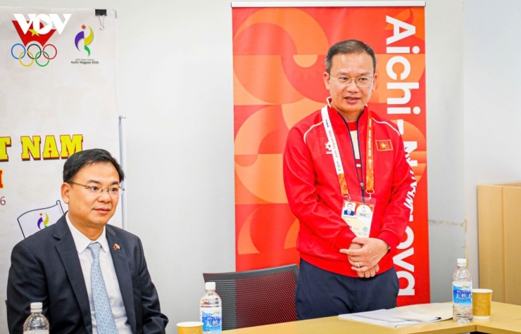 Trưởng đoàn Thể thao Việt Nam tại ASIAD 2026 Nguyễn Hồng Minh. (Ảnh: Gia Cát)