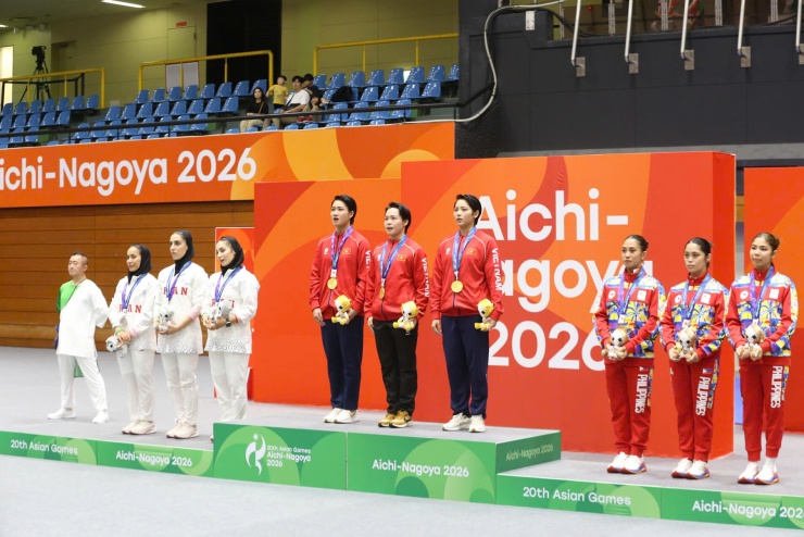 Cầu mây và karate giúp đoàn TTVN có 3 HCV. Ảnh: Tam Ninh