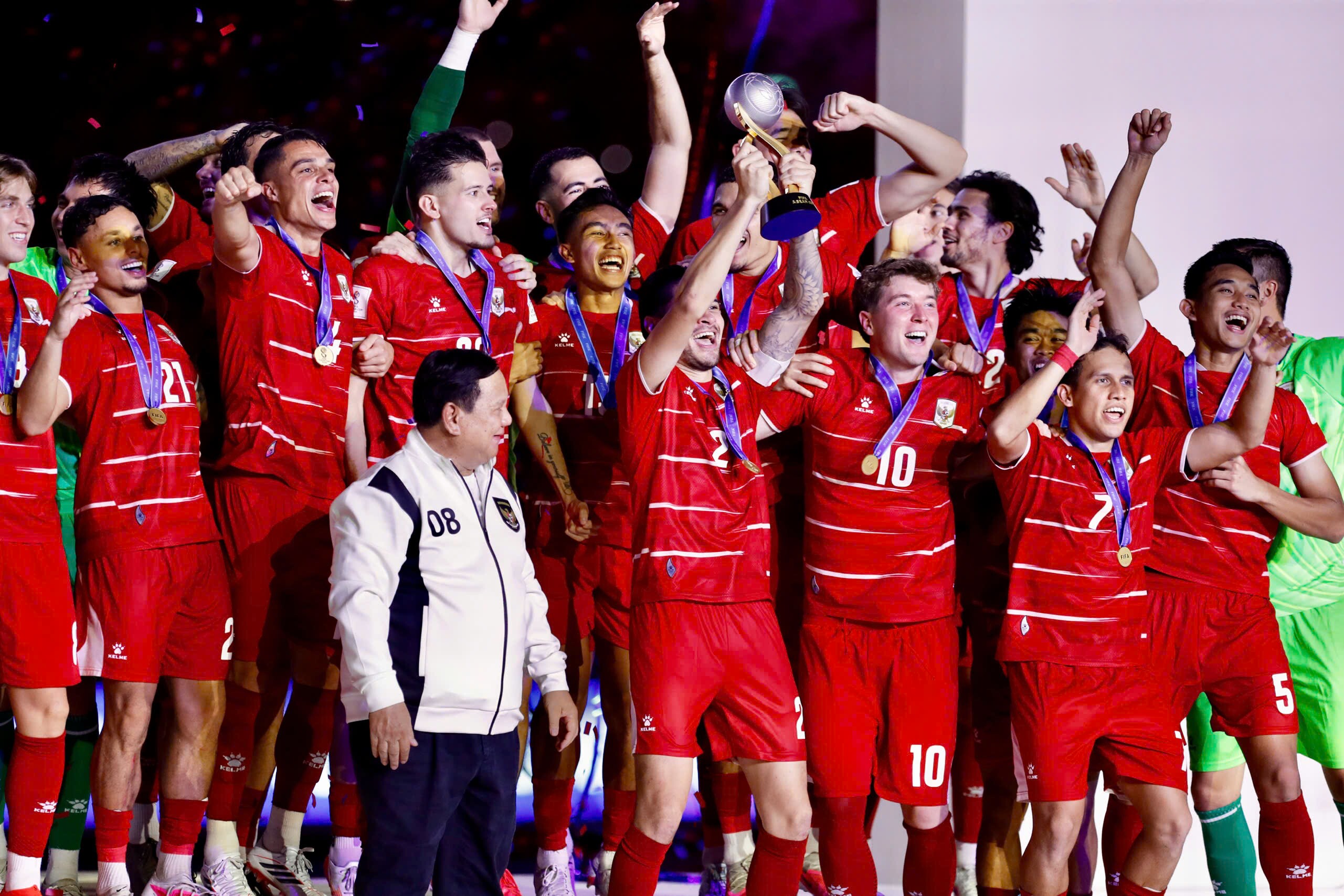 Danh hiêu FIFA ASEAN Cup là lần đầu tiên ĐT Indonesia vô địch một giải đấu chính thức