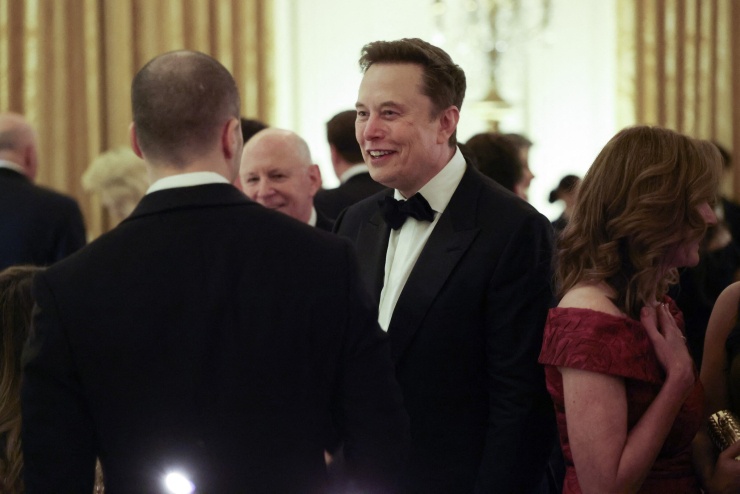 Elon Musk tại tiệc chiêu đãi Chủ tịch Trung Quốc Tập Cận Bình tại Nhà Trắng tháng 9/2026. Ảnh: AFP