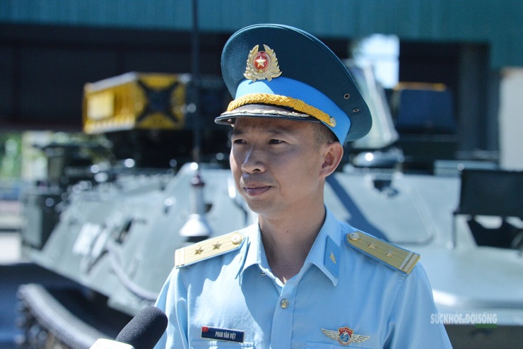 Trung tá Phan Văn Việt, Tiểu đoàn trưởng Tiểu đoàn 172. Ảnh: Tuấn Anh