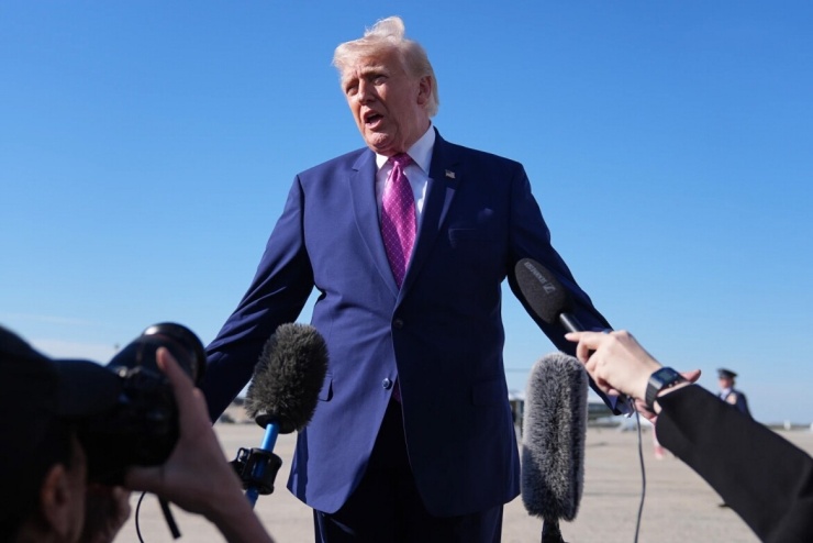 Tổng thống Mỹ Donald Trump. Ảnh: AP