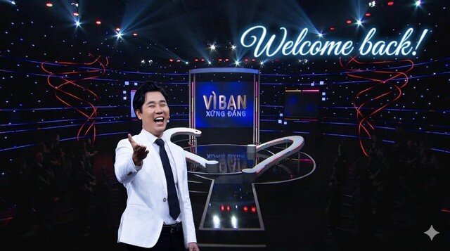 Chương trình "Vì bạn xứng đáng" chia sẻ hình ảnh MC Nguyên Khang.