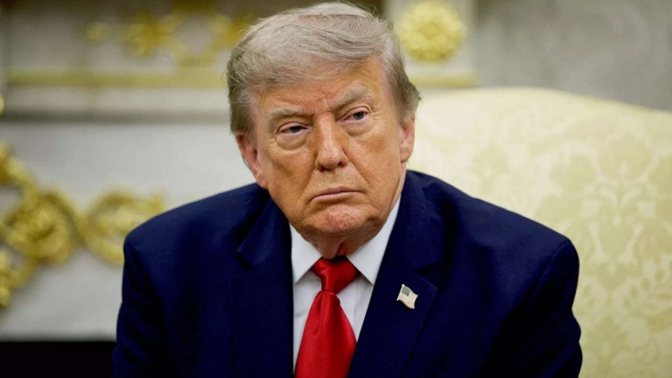 Tổng thống Mỹ Trump. Ảnh AP