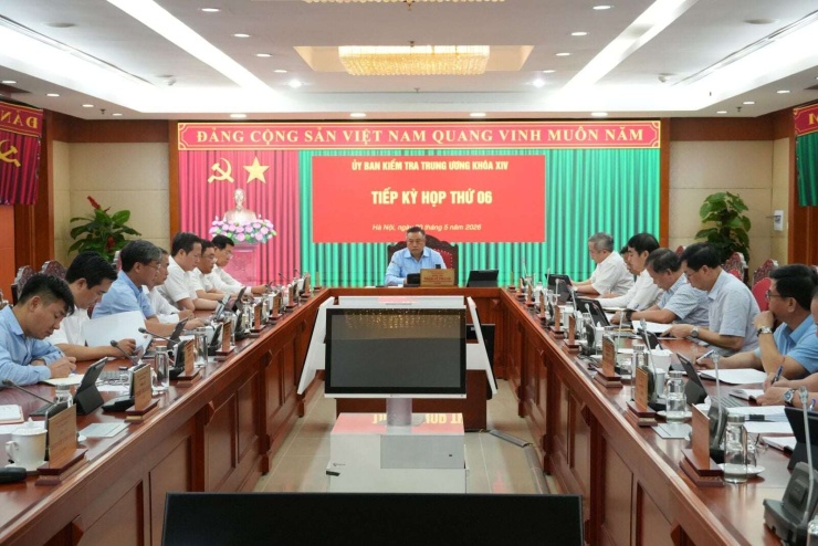 Một kỳ họp của Ủy ban Kiểm tra Trung ương khóa XIV. Ảnh: ubkttw.vn