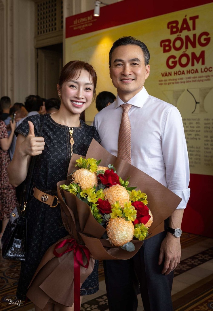 Lý Thùy Chang và Chi Bảo. Ảnh: FBNV