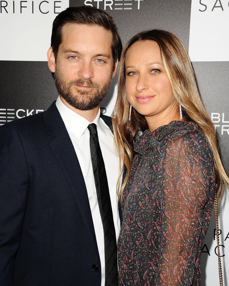 Tobey Maguire và Jennifer Meyer năm 2015. Ảnh: FilmMagic