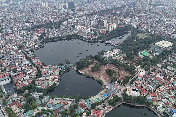 Công viên Võ Thị Sáu (trước đây là Công viên Tuổi trẻ Thủ đô) nằm trên địa bàn phường Bạch Mai, TP Hà Nội. Ảnh: H.C