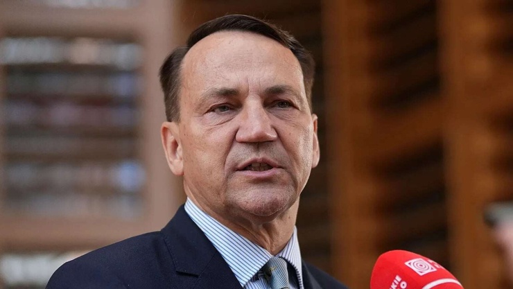 Ngoại trưởng Ba Lan Radosław Sikorski. Ảnh Euronews