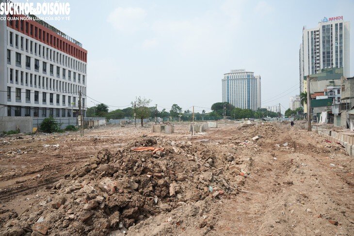 Sau 9 năm kể từ ngày khởi công, dự án đường nối Phạm Hùng - Lê Đức Thọ (Hà Nội) hiện đã hoàn thành giải phóng mặt bằng.