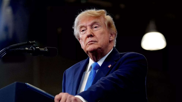 Tổng thống Mỹ Trump. Ảnh AP