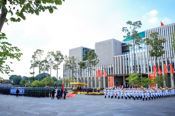 Toàn cảnh lễ đón