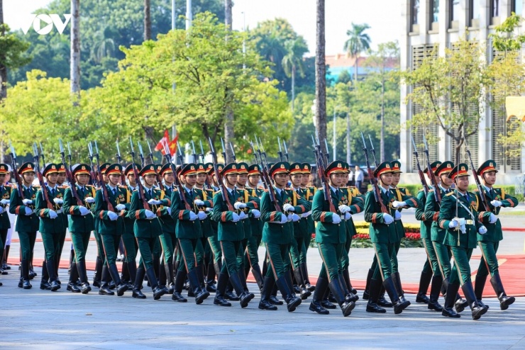 Tổng Bí thư, Chủ tịch nước Tô Lâm chủ trì lễ đón Tổng thống Thụy Sỹ Guy Parmelin - 6