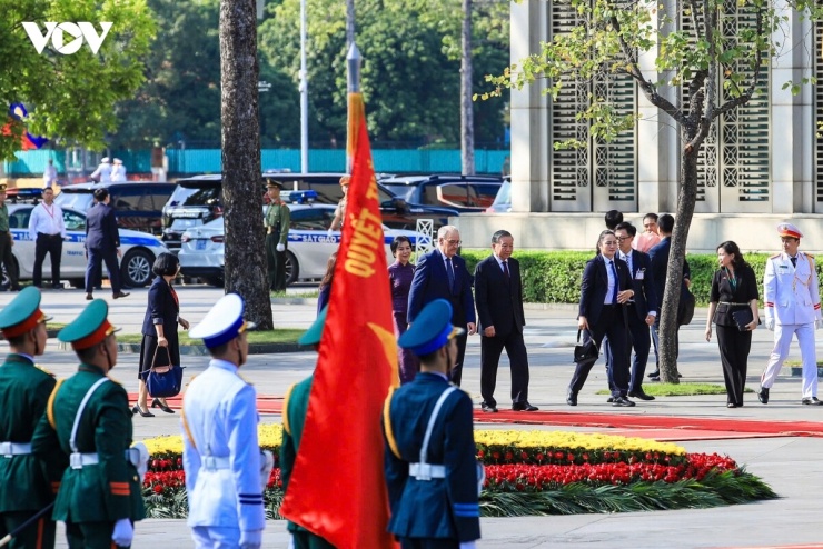 Tổng Bí thư, Chủ tịch nước Tô Lâm chủ trì lễ đón Tổng thống Thụy Sỹ Guy Parmelin - 8