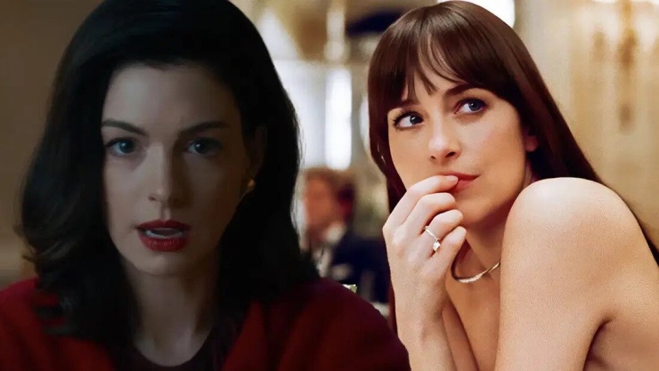 Nhờ có Anne Hathaway và Dakota Johnson, bộ phim trở nên nóng bỏng hơn nhiều so với nguyên tác. 